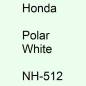 Preview: Honda, Polar White, NH-512.